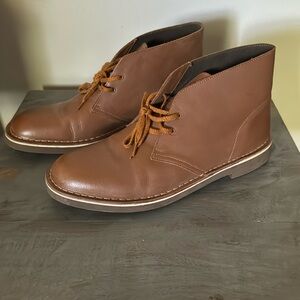 Men’s Clark’s Bushacre 2 tan leather, desert boot, sz. 11.5